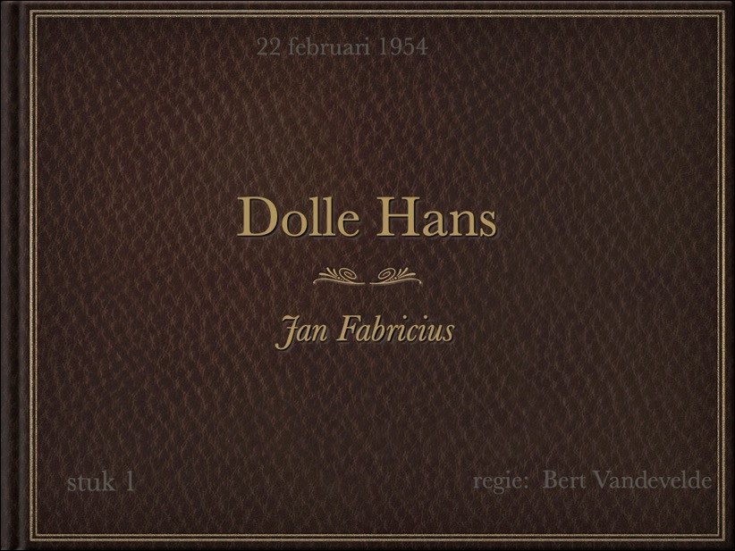 1954 Dolle Hans voorblad