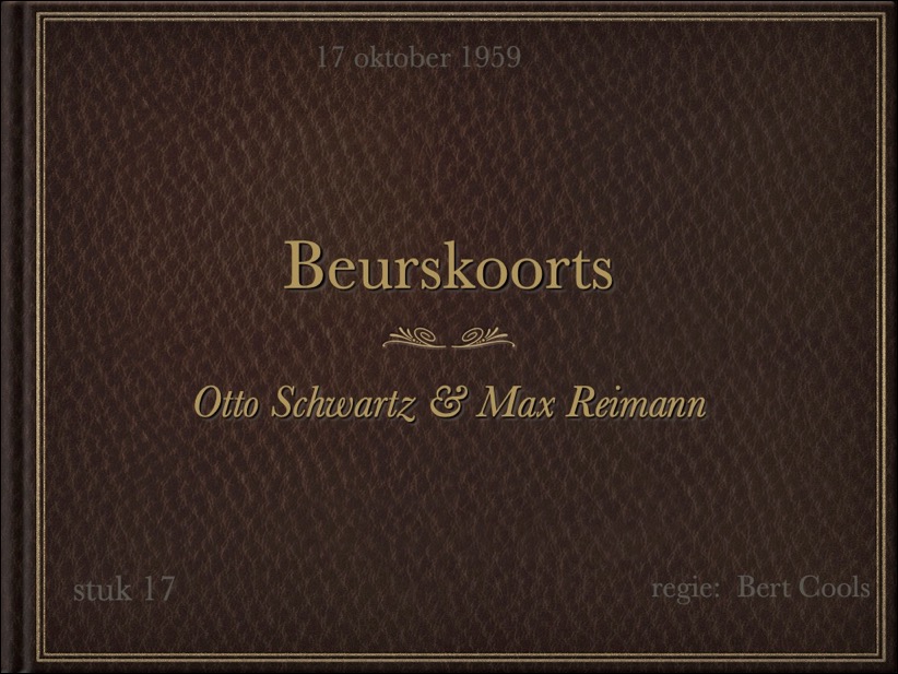 1959 Beurskoorts voorblad