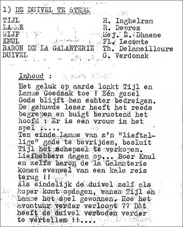 1959 De Duvel te sterk spelers