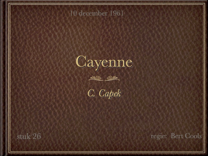 1962 Cayenne voorblad