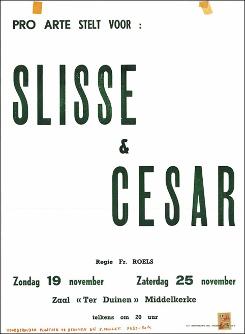 1972 Slisse en Cesar affiche