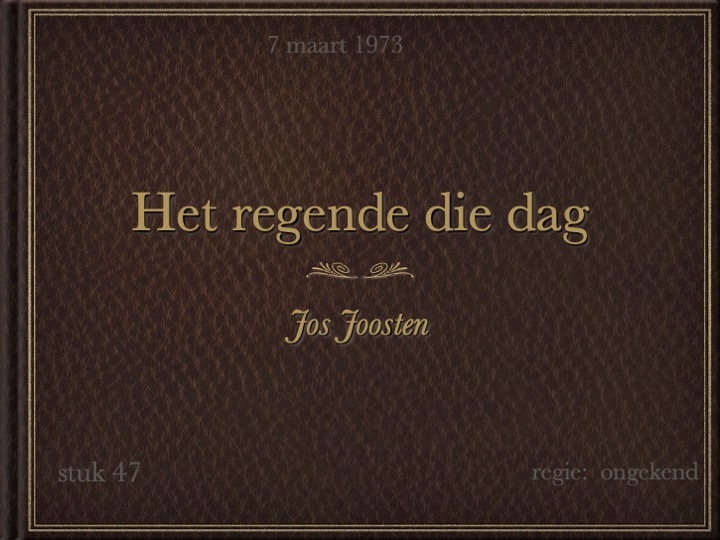 1973:1 Het regende die dag