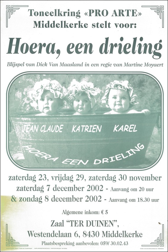 HOERA EEN DRIELING